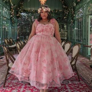 JessaKae Mariposa Dress in Flutter Pink